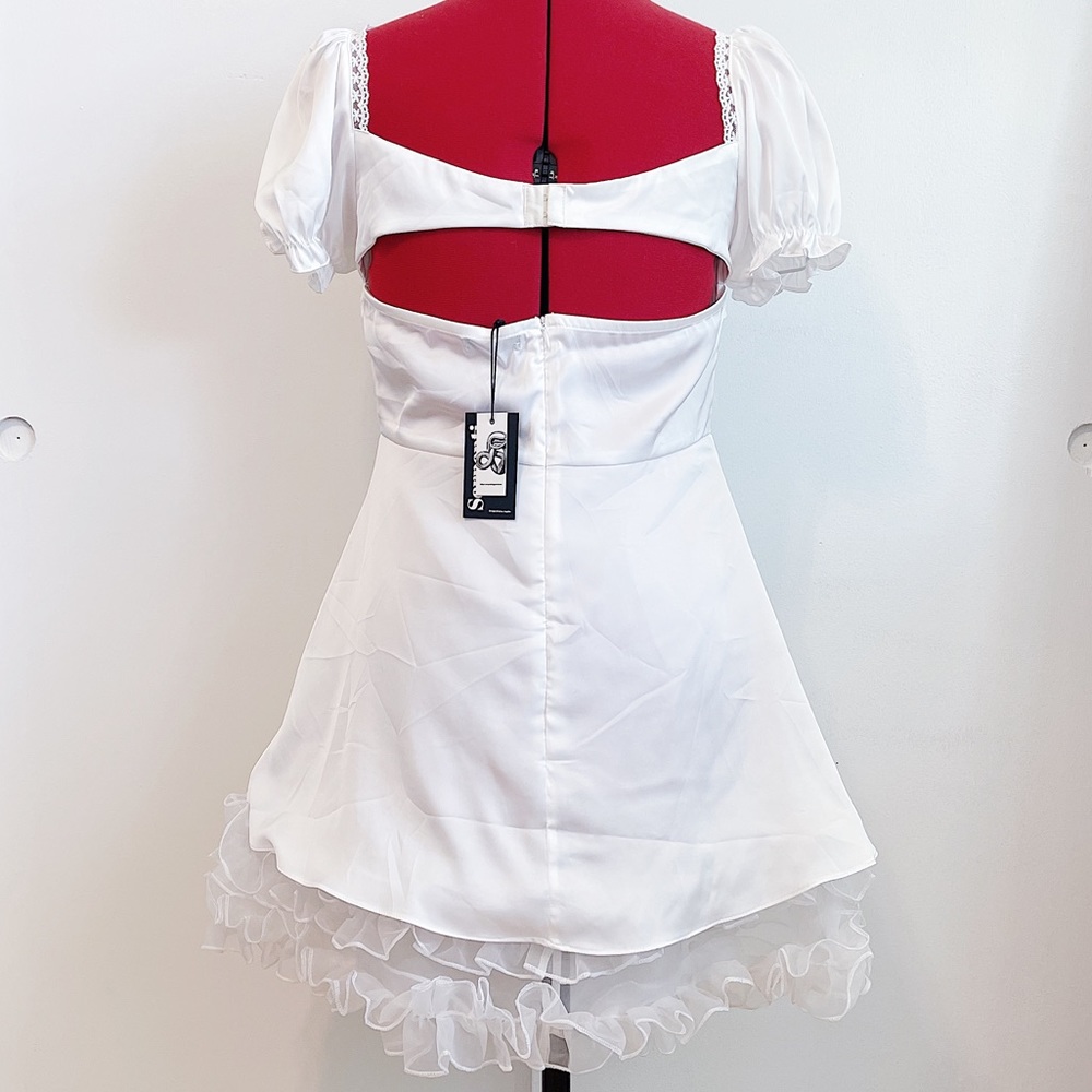 NWT Serpenti White Bellini Mini Dress - Picture 8 of 14